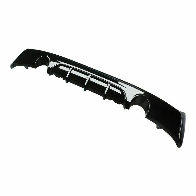 FOR BMW 2 SERIES F22 F23 REAR DIFFUSER M235i M240i LOOK GLOSS BLACK 2014-2021