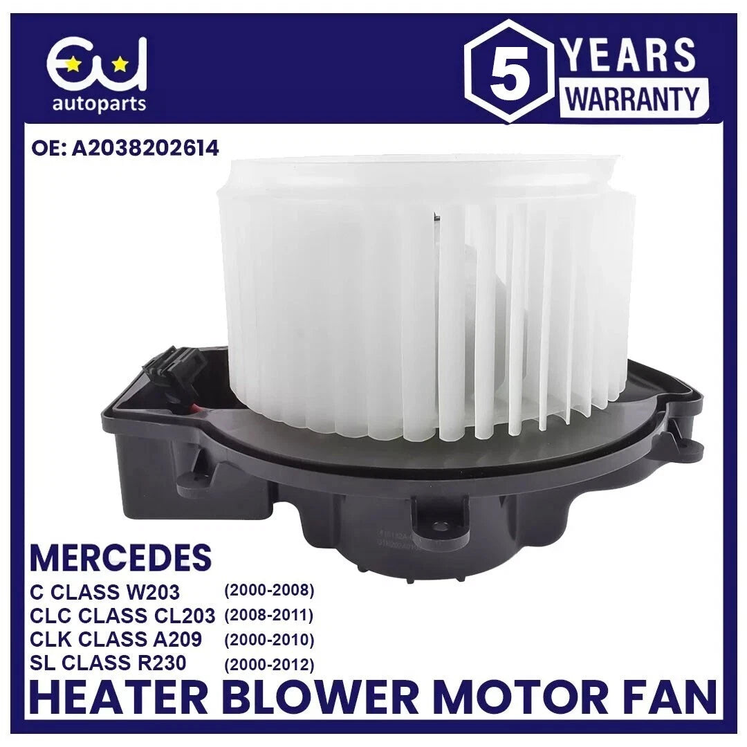 HEATER BLOWER MOTOR FAN FOR MERCEDES C CLC CLK SL CLASS W203 CL203 C209 R230