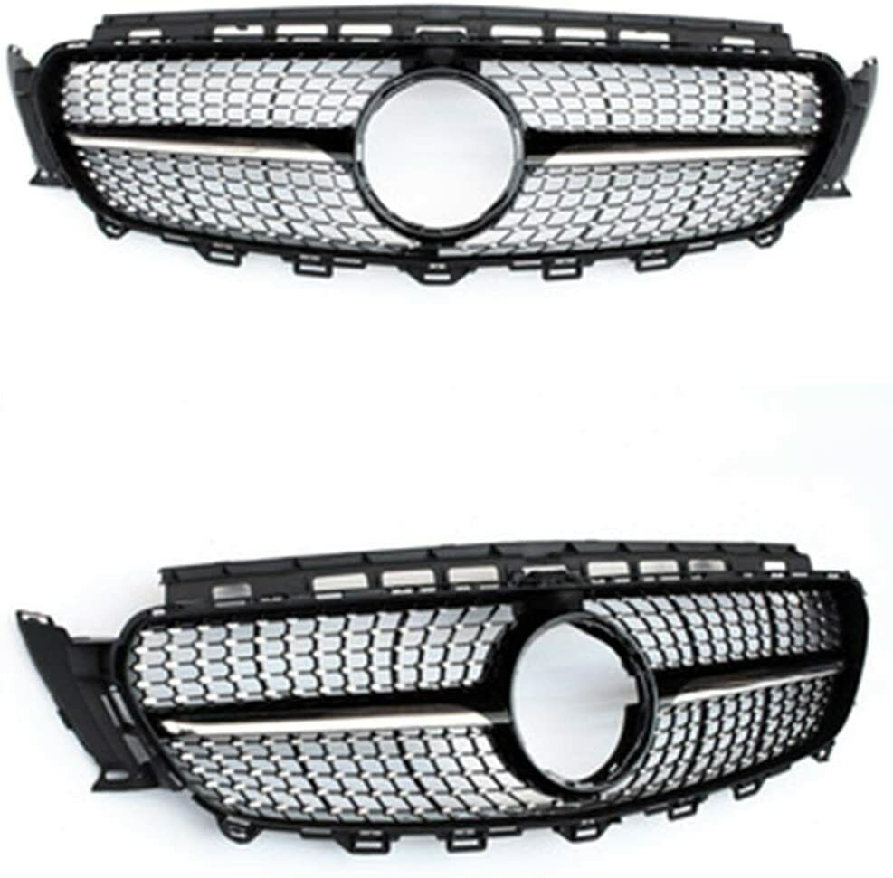 FOR MERCEDES E CLASS W213 S213 C238 A238 DIAMOND CHROME STYLE FRONT GRILL GRILLE