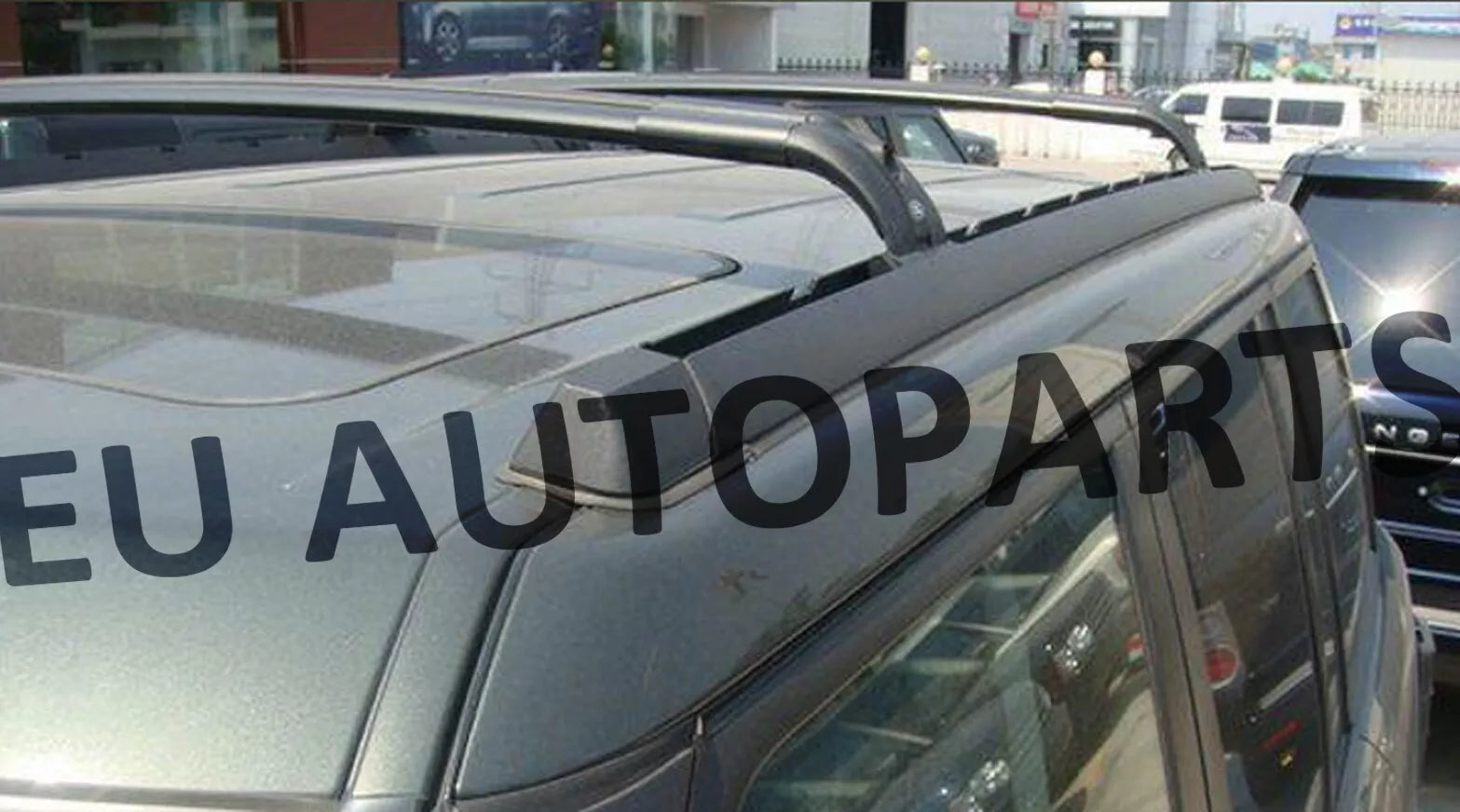 FOR RANGE ROVER VOGUE L322 02-12 BLACK ROOF RAIL RAILS RACK CROSS BARS OEM STYLE