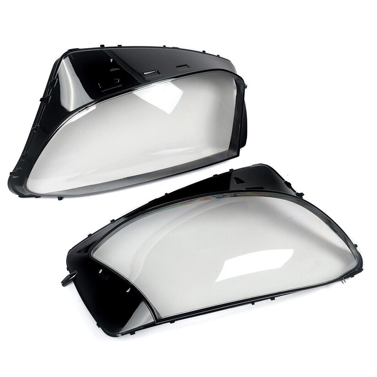FOR MERCEDES BENZ GLC X253/C253 2015-19 HEADLIGHT GLASS LENS COVER L+R PAIR NEW