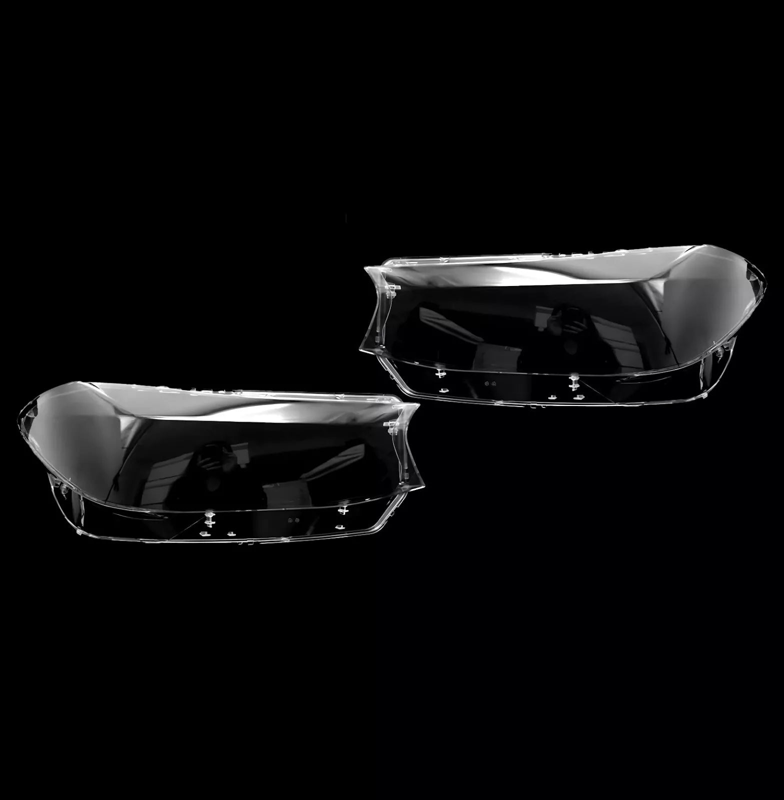 LEFT RIGHT HEADLIGHT HEADLAMP CLEAR LENS COVER FOR BMW 6 SERIES GT G32 2017-2019