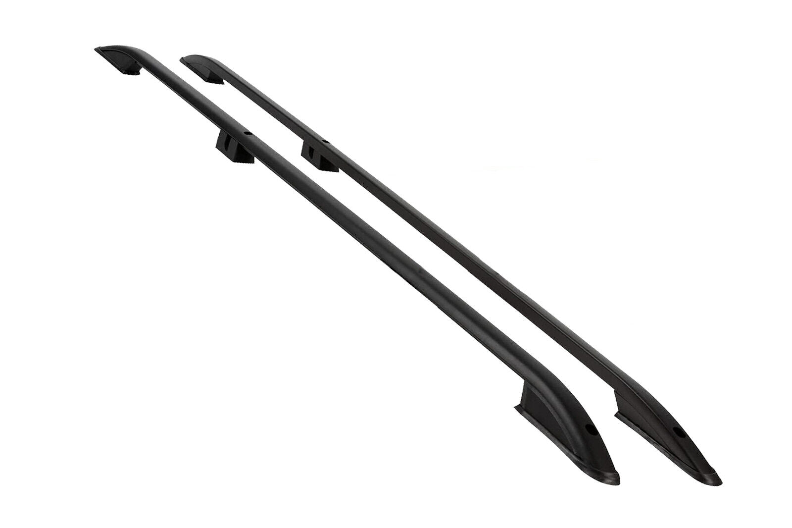 FOR PEUGEOT RIFTER LWB ROOF RACK RAILS CROSS BARS SET BLACK 2019-ONWARDS