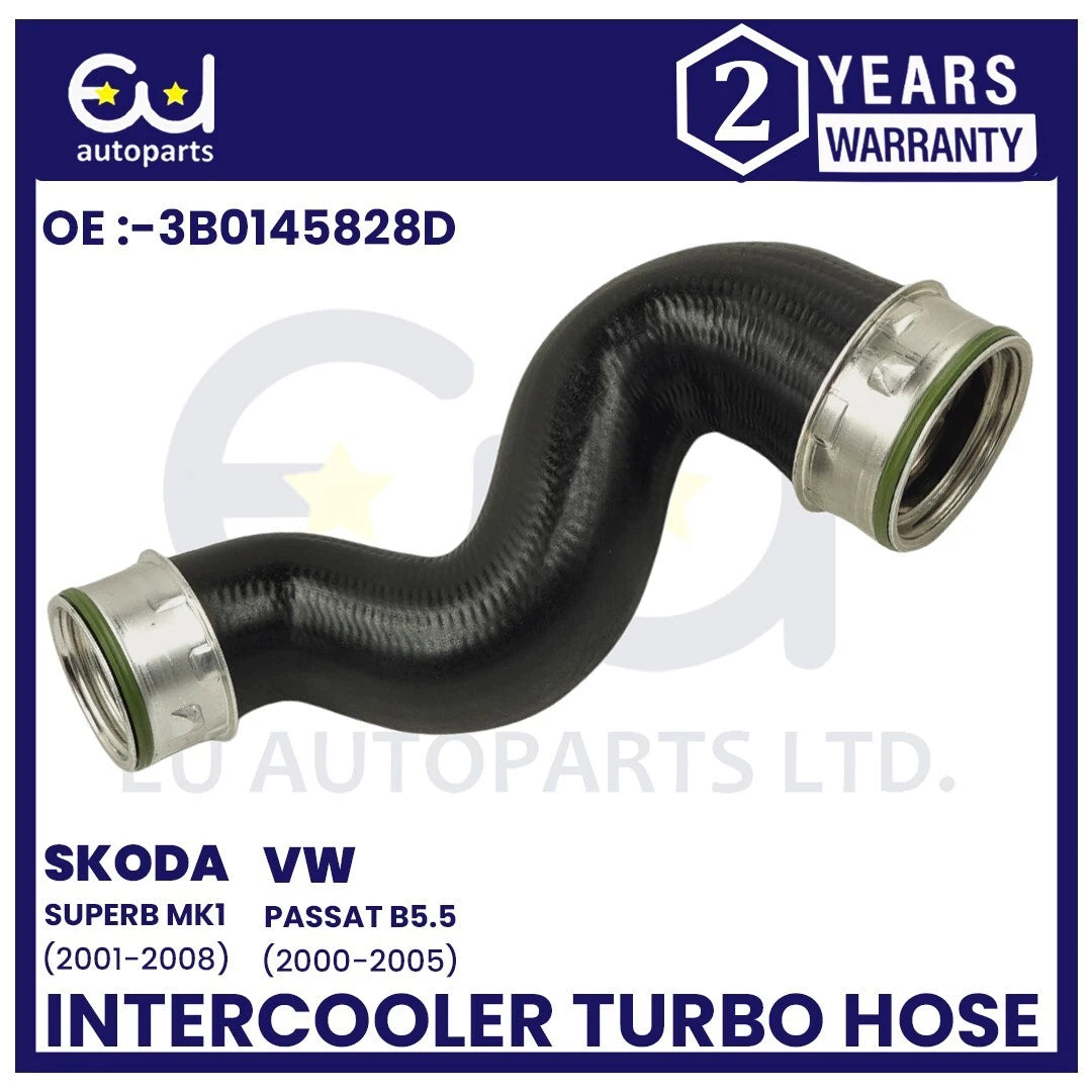 TURBO INTERCOOLER HOSE PIPE FOR VW PASSAT SKODA SUPERB 1.9 TDi 3B0145828D
