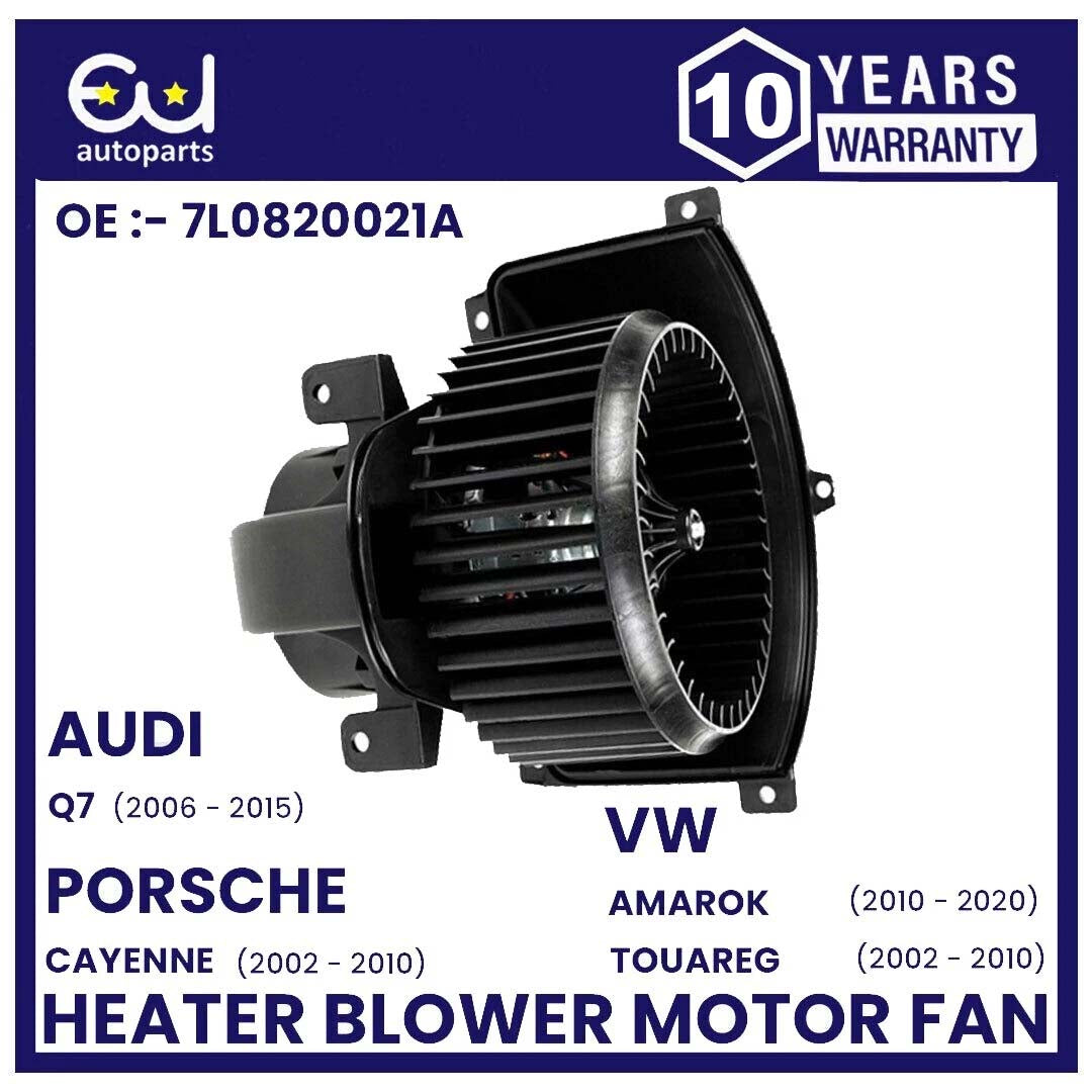 NEW HEATER BLOWER MOTOR FAN FOR PORSCHE CAYENNE AUDI Q7 4L2820021A 7L0820021A UK