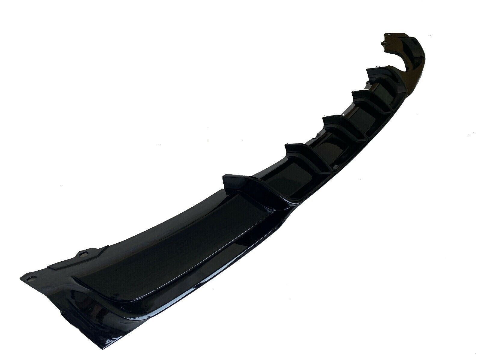 REAR DIFFUSER SINGLE EXHAUST FOR BMW 3 SERIES F30 F31 MP STYLE GLOSS BLACK