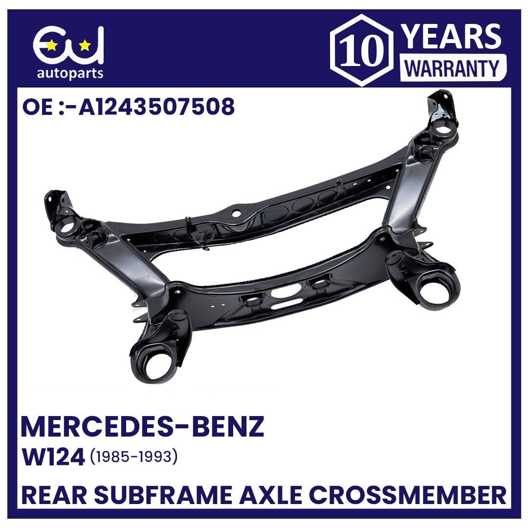 REAR AXLE SUBFRAME CROSSMEMBER FOR MERCEDES W124 S124 1984-1997 (WITHOUT BUSHES)