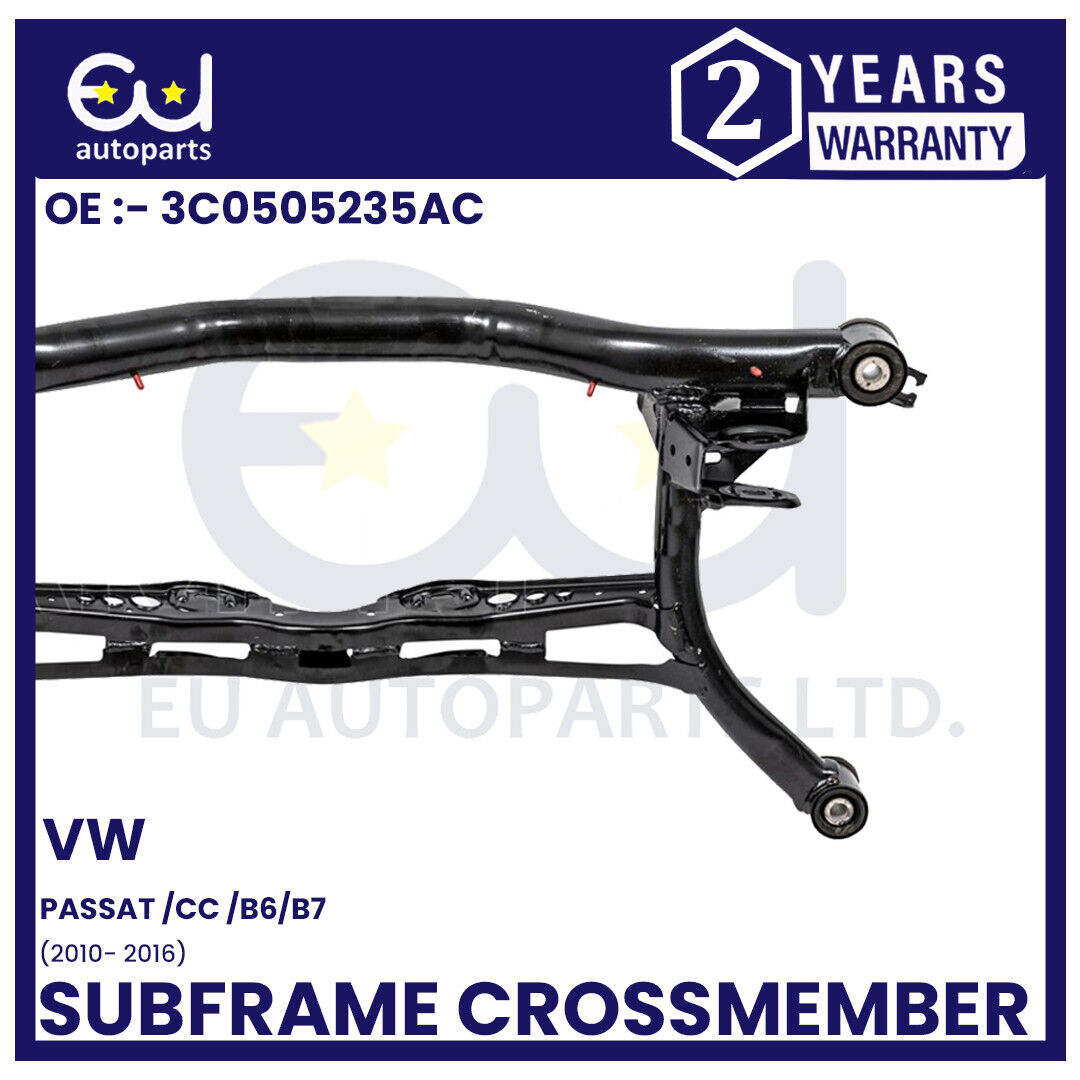 REAR AXLE SUBFRAME CROSSMEMBER BEAM FOR VW CC PASSAT B6 B7 10-16 3C0505235AC