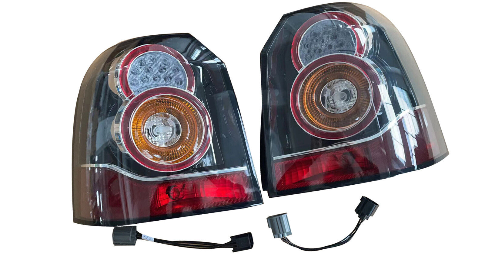 UPGRADE BLACK REAR LED TAIL LIGHT LAMP FOR LAND ROVER FREELANDER 2 L359 2006-14