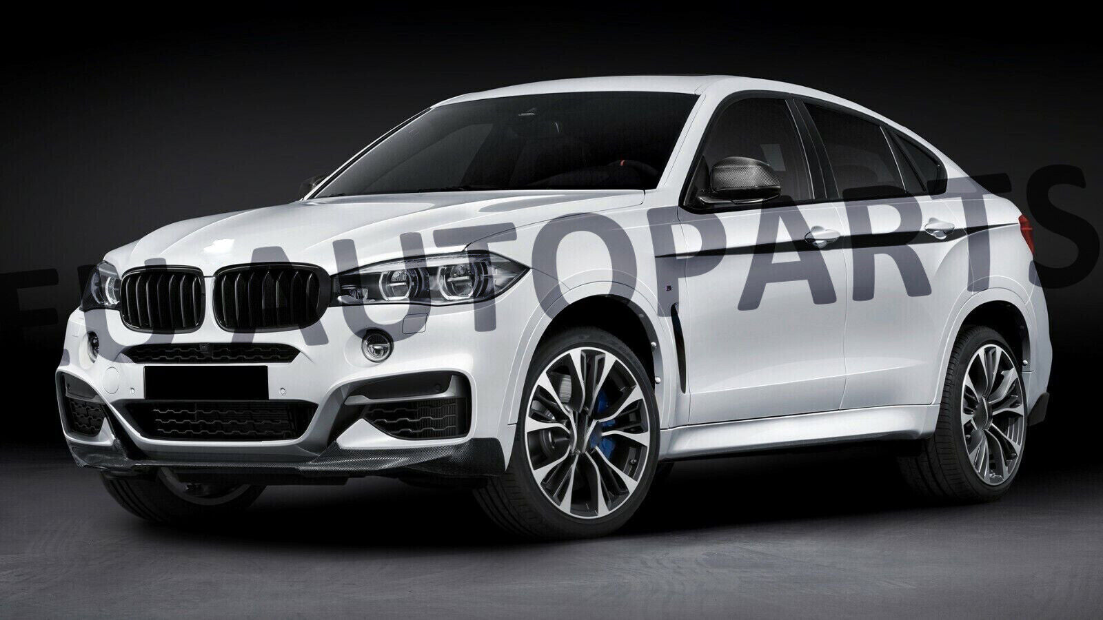 FOR BMW X6 F16 X6M STYLE BODYKIT BODY KIT FRONT LIP SIDE SKIRT DIFFUSER SPLITTER