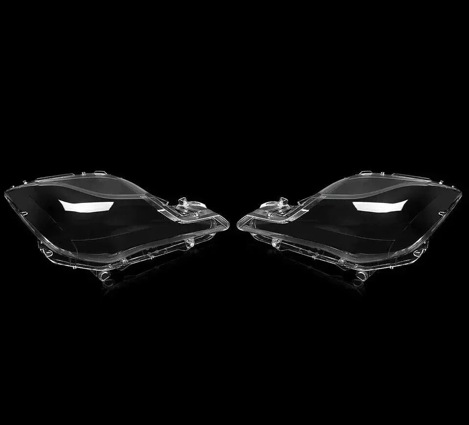 PAIR FOR MASERATI QUATTROPORTE MK6 M156 HEADLAMP HEADLIGHT LENS COVER 2013-2015