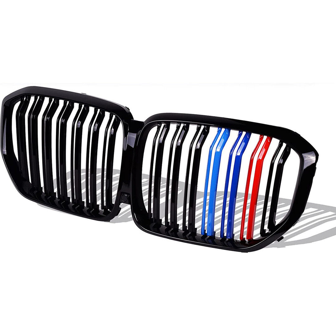 FOR BMW X5 G05 2018+ M COLOR DUAL SLAT KIDNEY GRILL GRILLE GRILLS