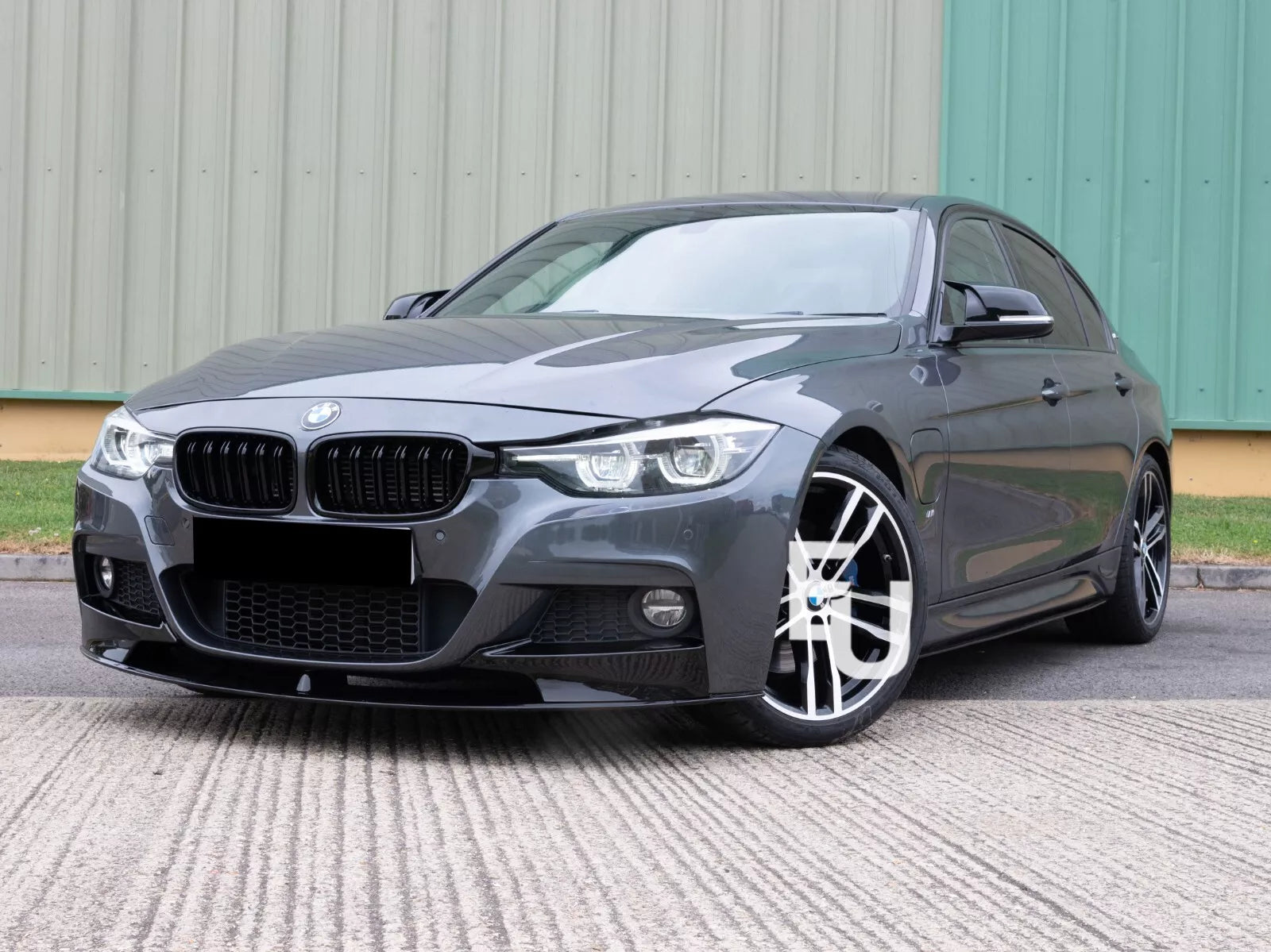 FOR BMW 3 SERIES F30 F31 M SPORT FRONT BUMPER SPLITTER LIP GLOSS BLACK 2011-2018