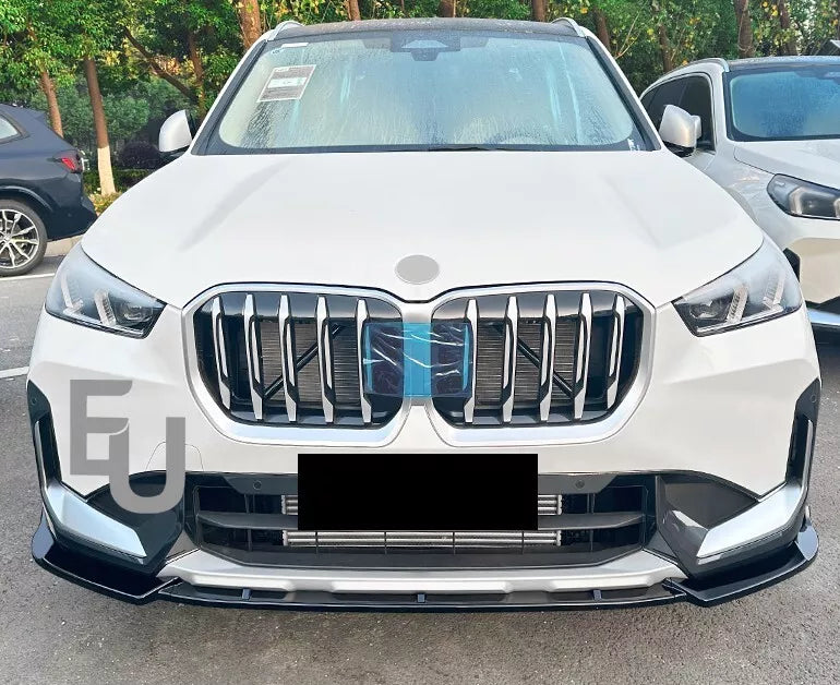 FOR BMW X1 U11 U12 STANDARD SE FRONT BUMPER SPLITTER SPOILER LIP GLOSS BLACK 22+
