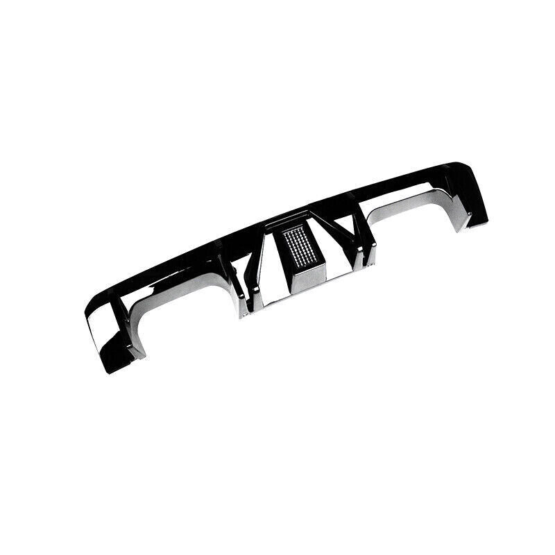 FOR BMW G80 M3 G82 G83 M4 REAR BUMPER DIFFUSER LIP GLOSS BLACK W/LED LIGHT 21-23