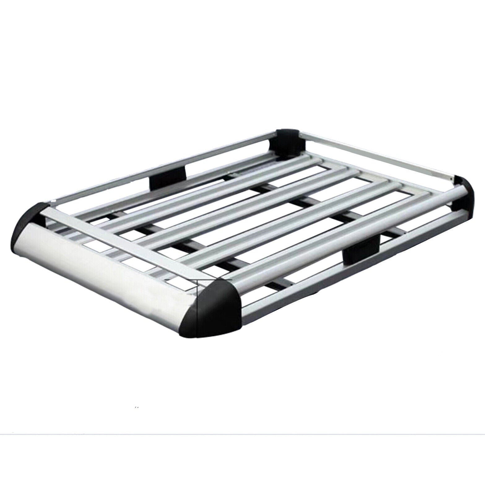 1.6M UNIVERSAL ALUMINIUM ROOF RACK BASKET TRAY LUGGAGE CARGO CARRIER 160 CM