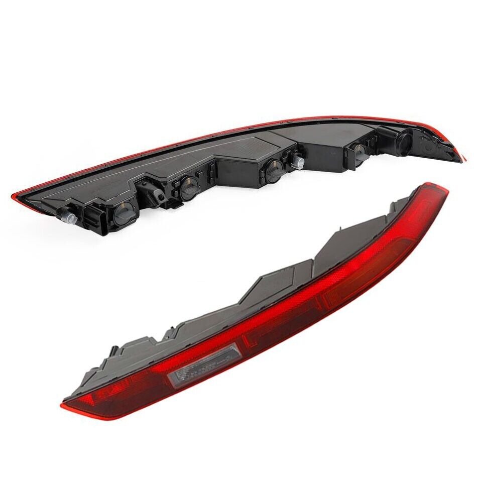 PAIR REAR BUMPER LOWER TAIL LIGHT BRAKE STOP LAMP FOR AUDI Q5 80A 2017-ON