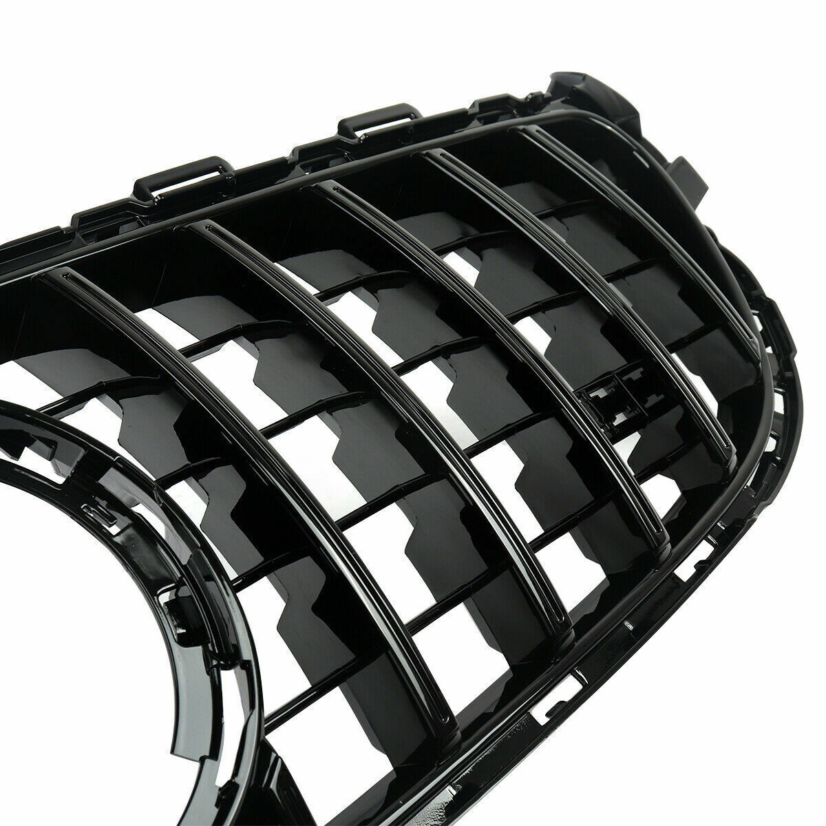 MERCEDES C CLASS C63 W205 FACELIFT GLOSS BLACK GT FRONT GRILL GRILLE FOR 2019 +