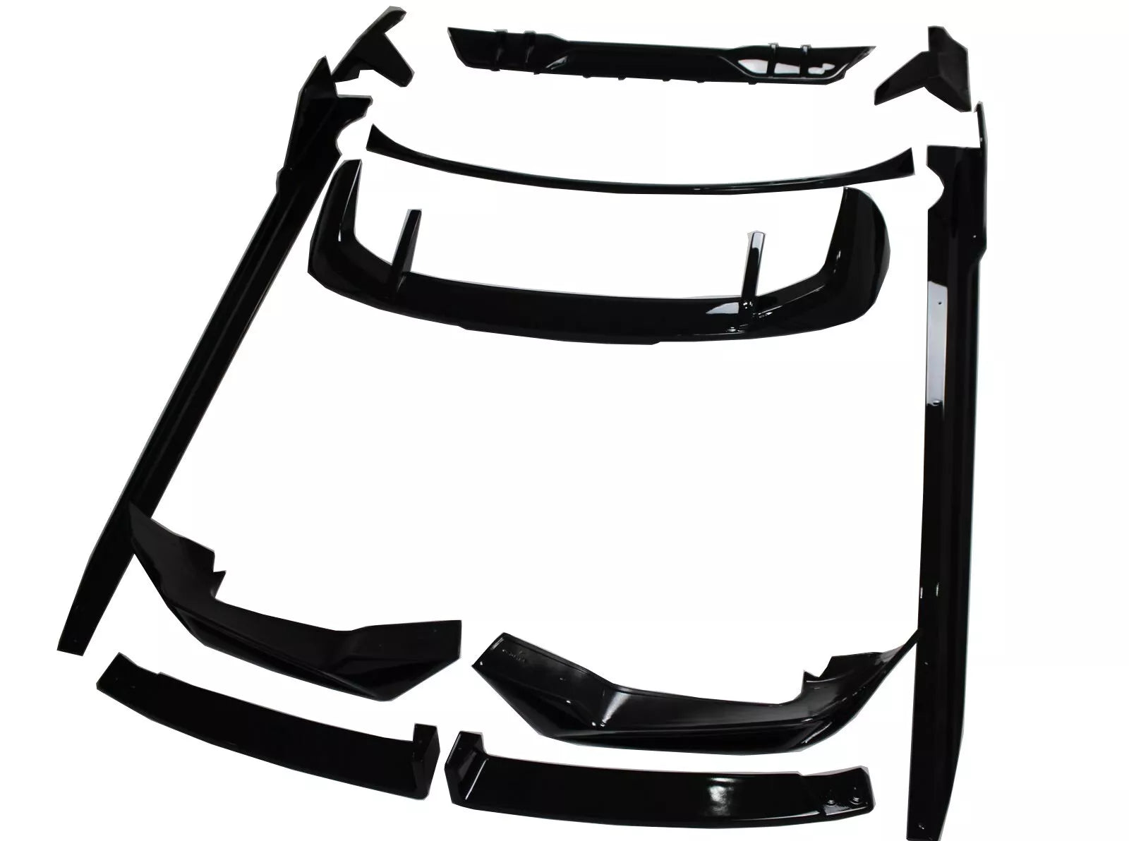 FOR BMW X5 G05 LCI 2023+ AERO BODYKIT BODY KIT REAR DIFFUSER GLOSS BLACK M SPORT