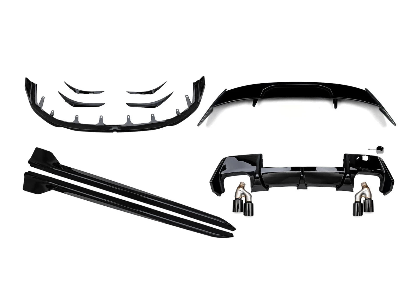 FOR BMW 2 SERIES F70 M SPORT BODYKIT BODY KIT FRONT SPLITTER REAR DIFFUSER SKIRT