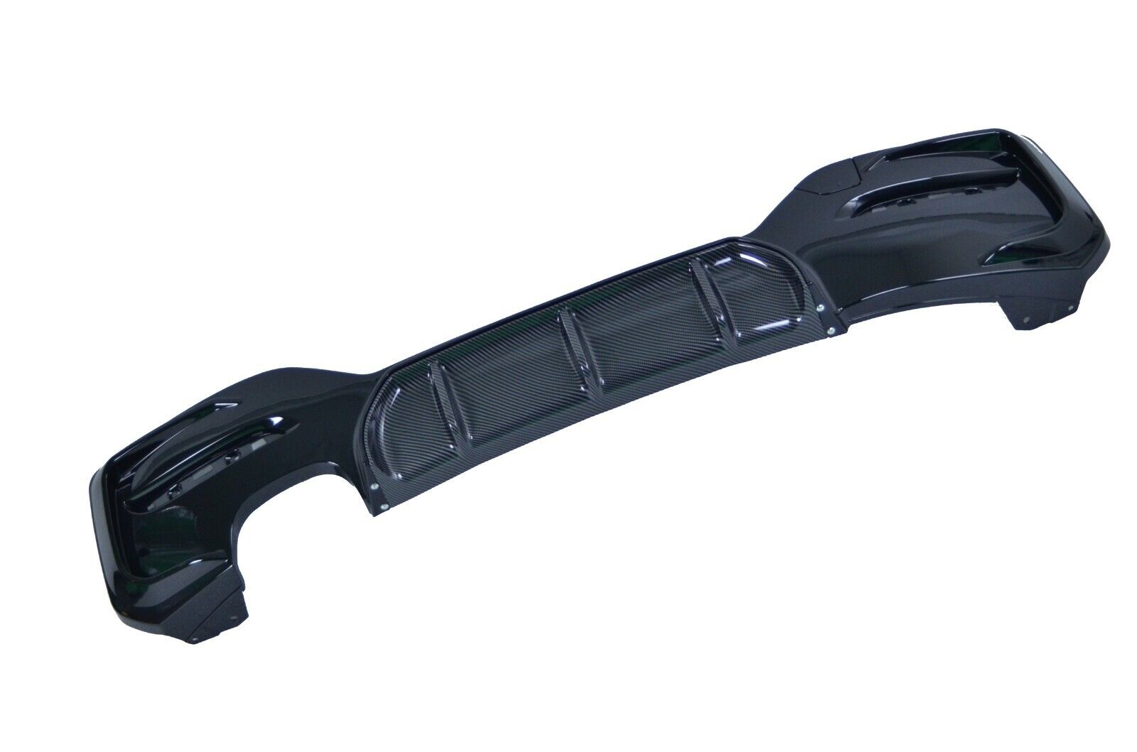 FOR BMW 1 SERIES F20 F21 REAR DIFFUSER FACELIFT LCI 120/125 LOOK CARBON LOOK 15+