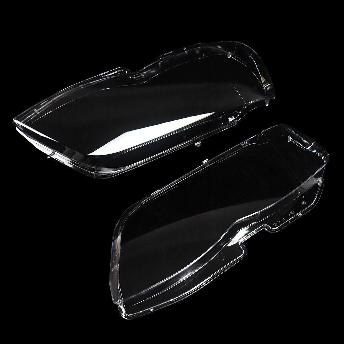FOR BMW X5 E53 LCI 2004-2006 PAIR SIDE HEADLIGHT LENS COVER HEADLAMP SHELL