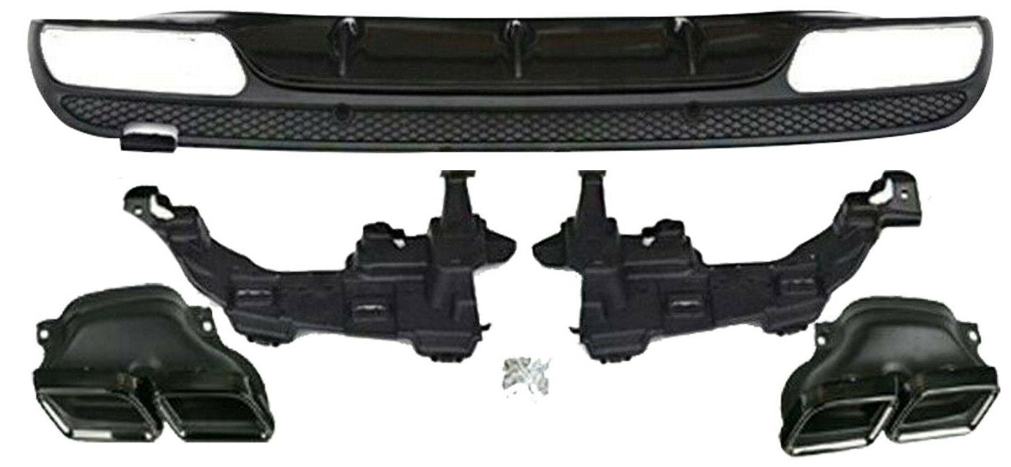FOR MERCEDES C CLASS W205  EDITION 1 BODYKIT BODY KIT REAR DIFFUSER SPLITTER LIP