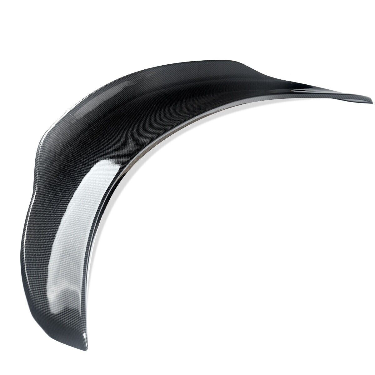 FOR MERCEDES C CLASS W205 RENNTECH PSM STYLE REAR BOOT SPOILER LIP CARBON LOOK