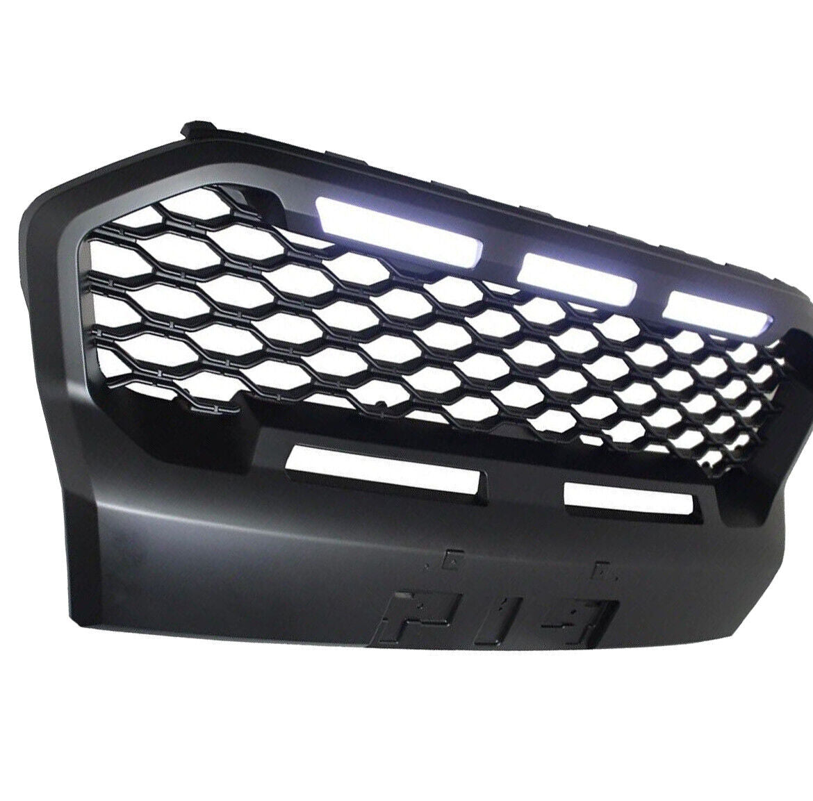 FOR FORD RANGER T6 WILD TRAK REPLACEMENT MESH STYLE GRILLE GRILL WITH LED 16-23
