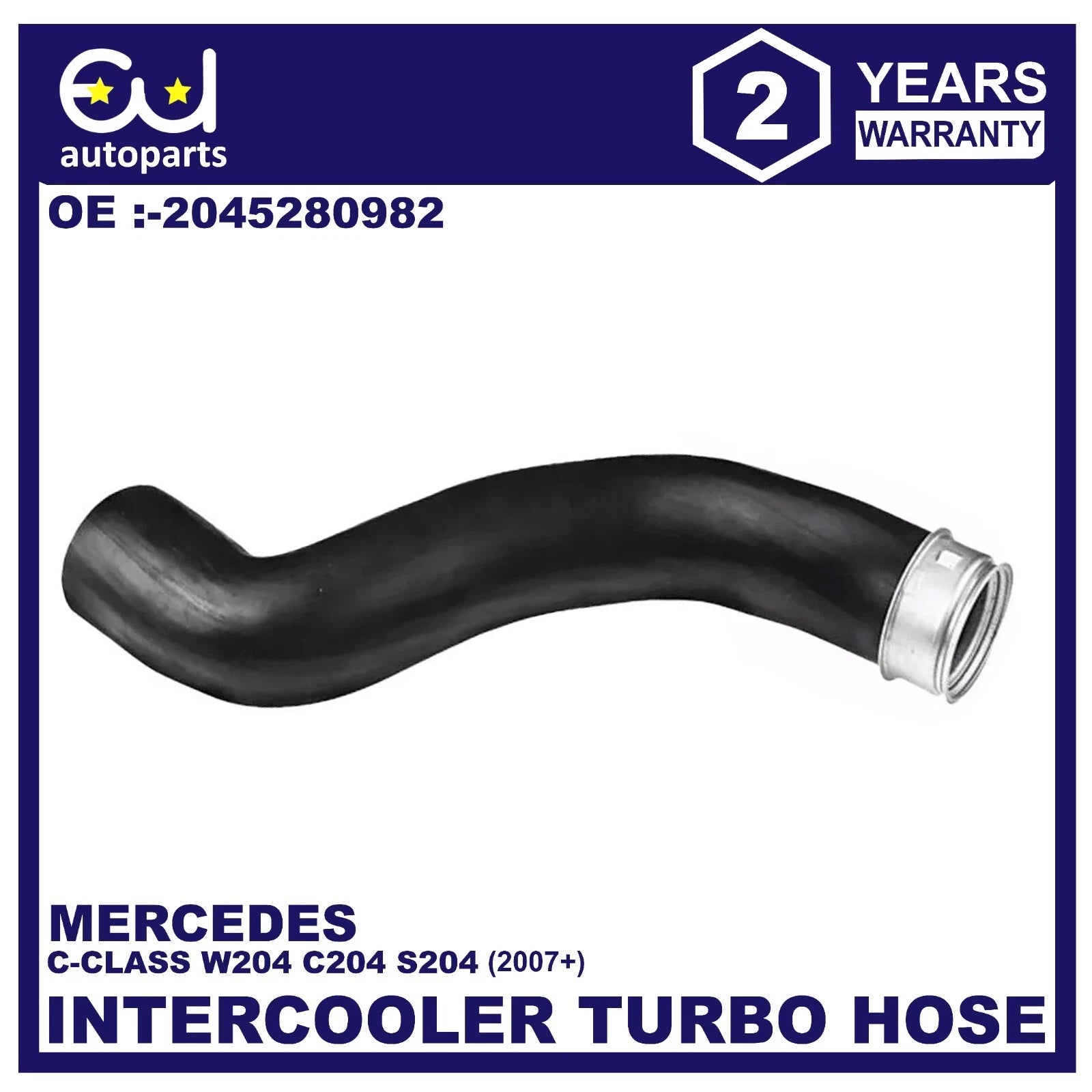 INTERCOOLER TURBO HOSE PIPE FOR MERCEDES BENZ C CLASS W204 S204 C204 200 220 CDI