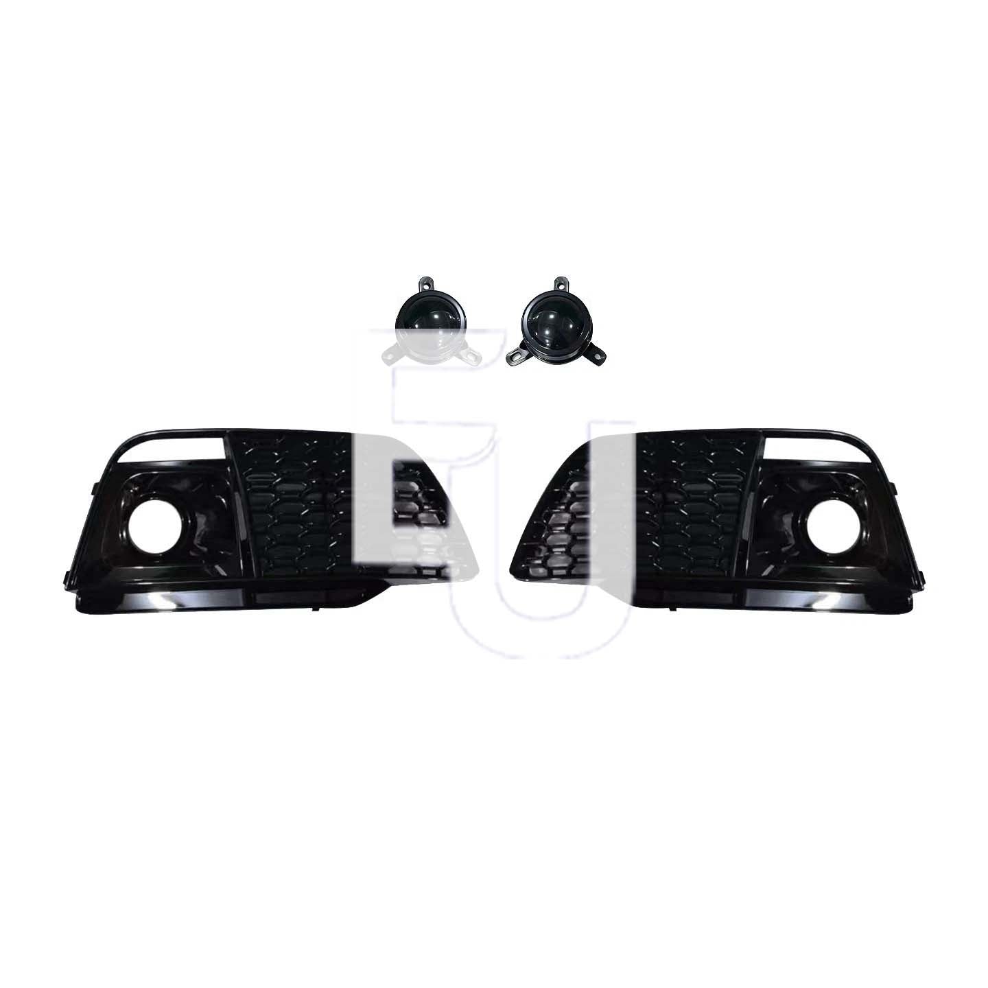 'RSQ5 STYLE' FRONT BUMPER HONEYCOMB GRILLE FOG GRILLE FOR AUDI Q5 SQ5 FY 17-20