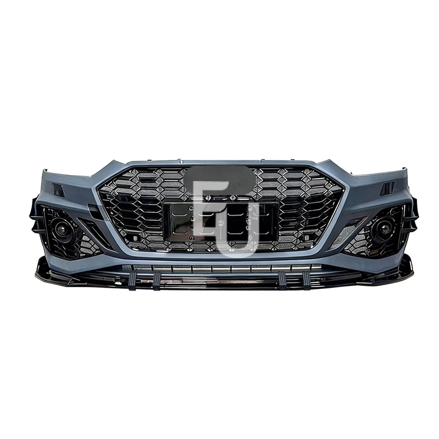 RS5 LOOK FRONT BUMPER SPLITTER WITH GRILLE BODYKIT FOR AUDI A5 S5 B9.5 2020-24
