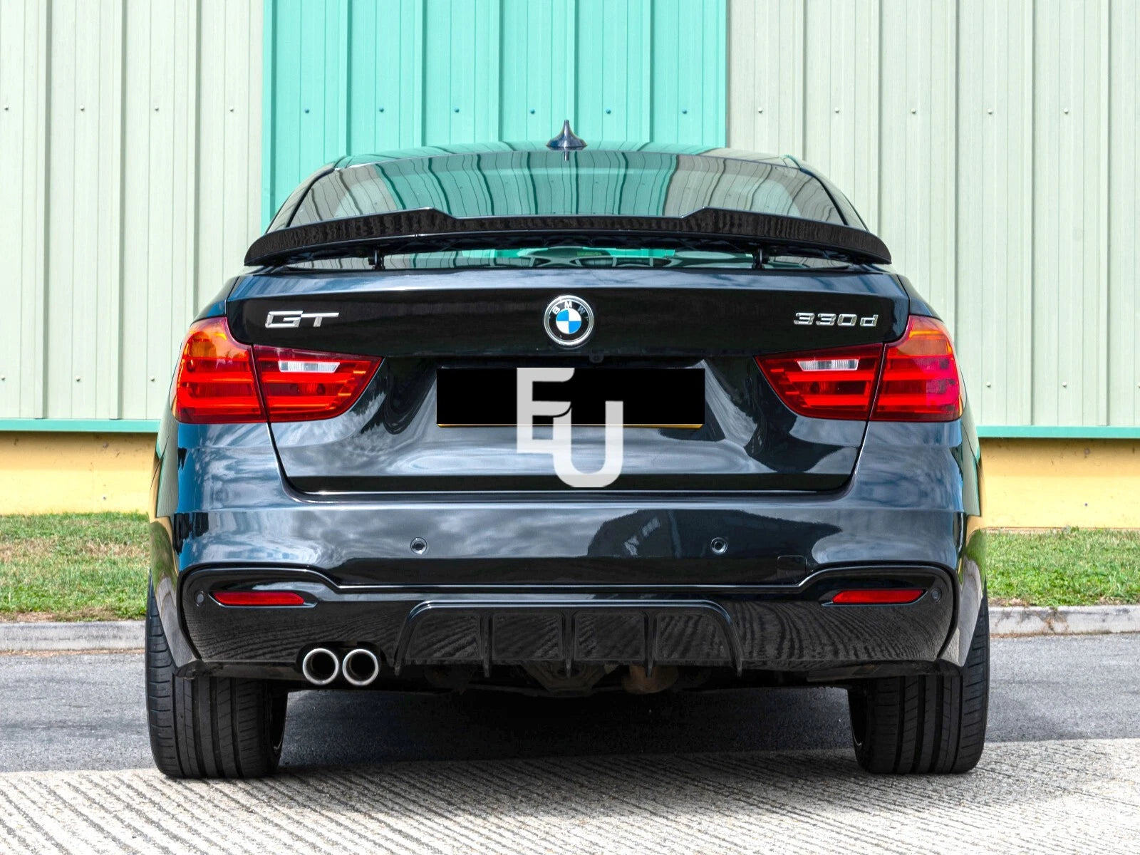 FOR BMW F34 3 SERIES GT GRAN TURISMO 12-19 REAR BOOT SPOILER WING LIP BLACK