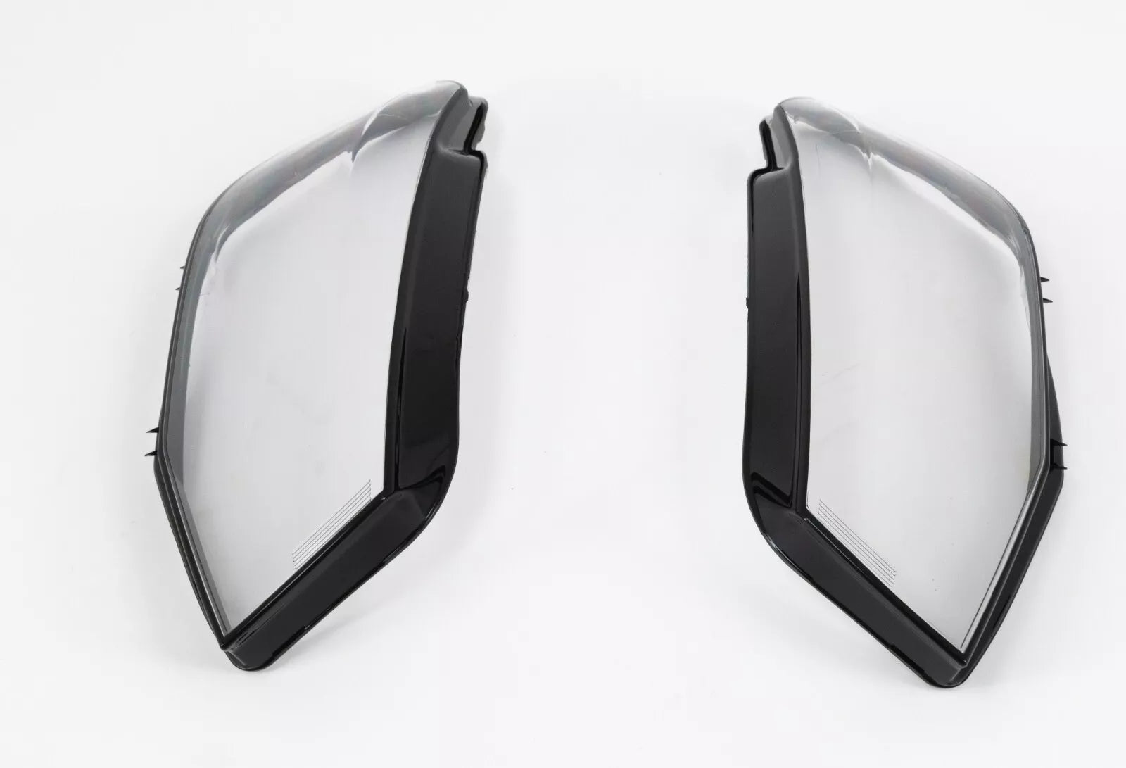 LEFT RIGHT SIDE PAIR SET HEADLIGHT LAMP LENS COVER FOR VW CADDY IV MK4 2015-2020