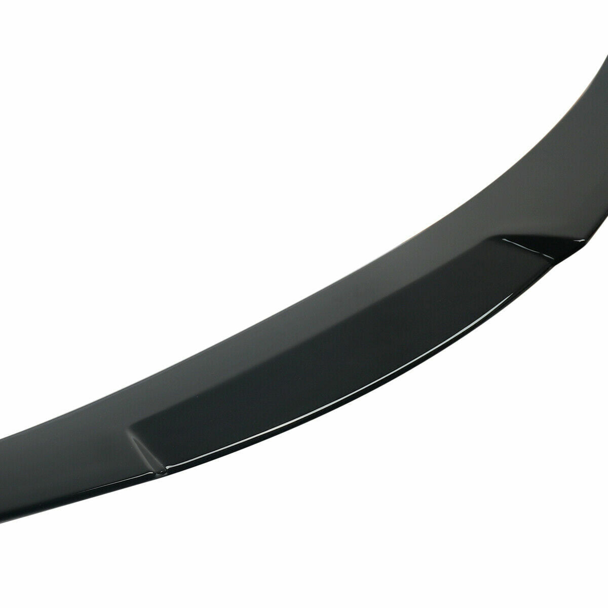 FOR BMW 4 SERIES F82 M4 COUPE REAR BOOT SPOILER V STYLE LIP GLOSS BLACK 100% FIT