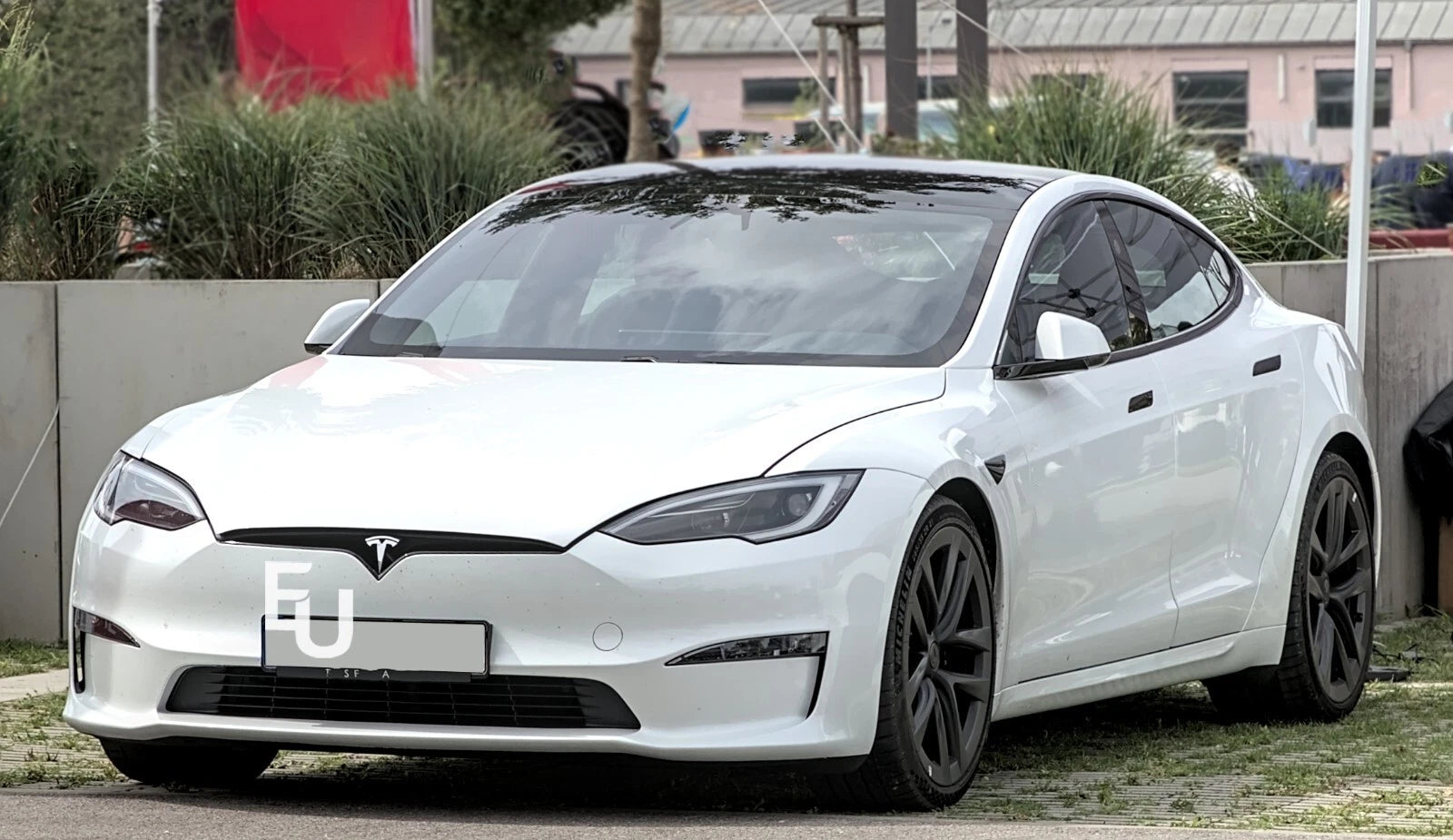 FOR TESLA MODEL S LEFT RIGHT PAIR HEADLIGHT CLEAR LENS COVER REPLACEMENT 12-21