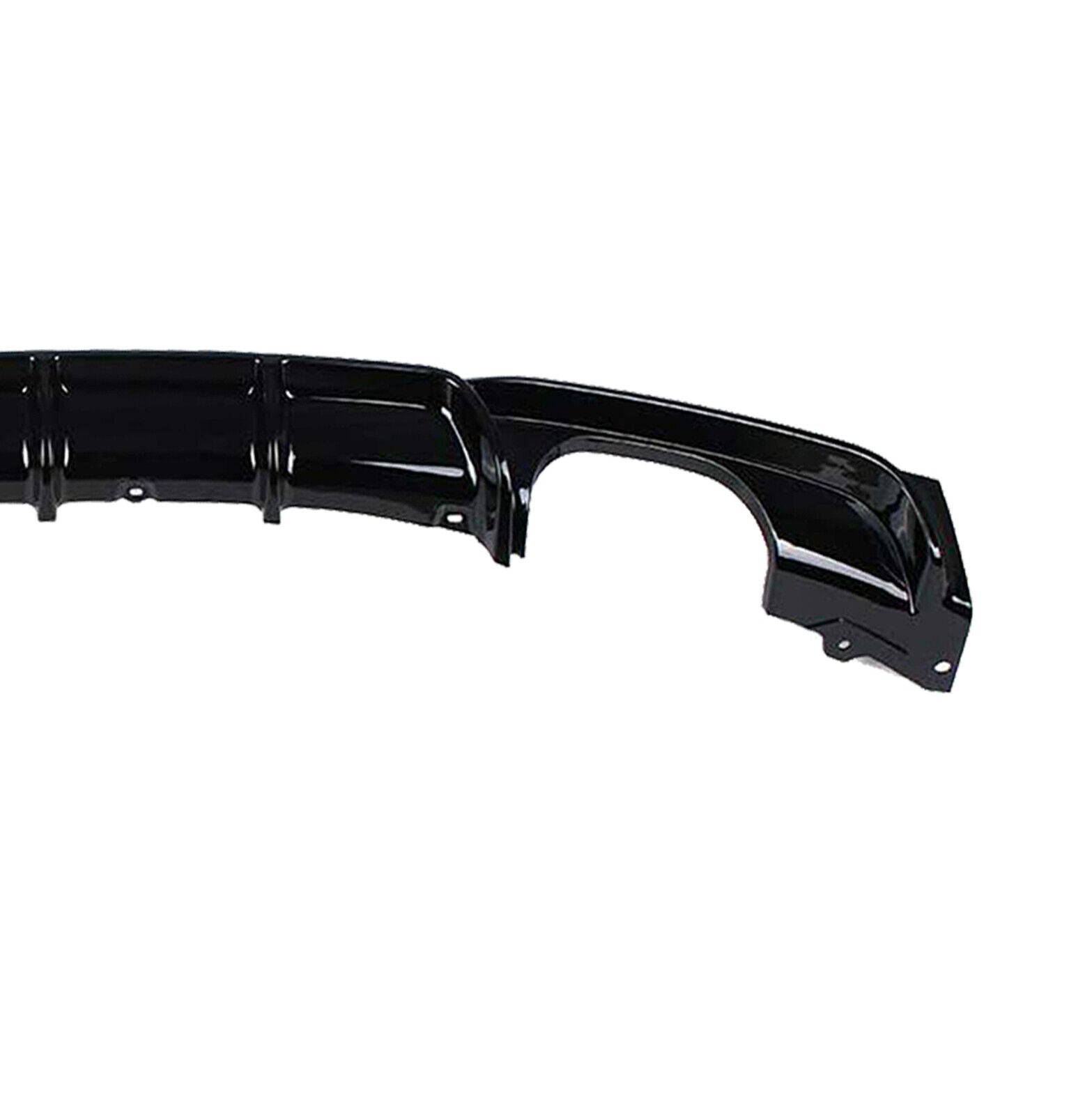 FOR BMW 3 SERIES F30 F31 M SPORT REAR BUMPER DIFFUSER VALANCE GLOSS BLACK 11-19