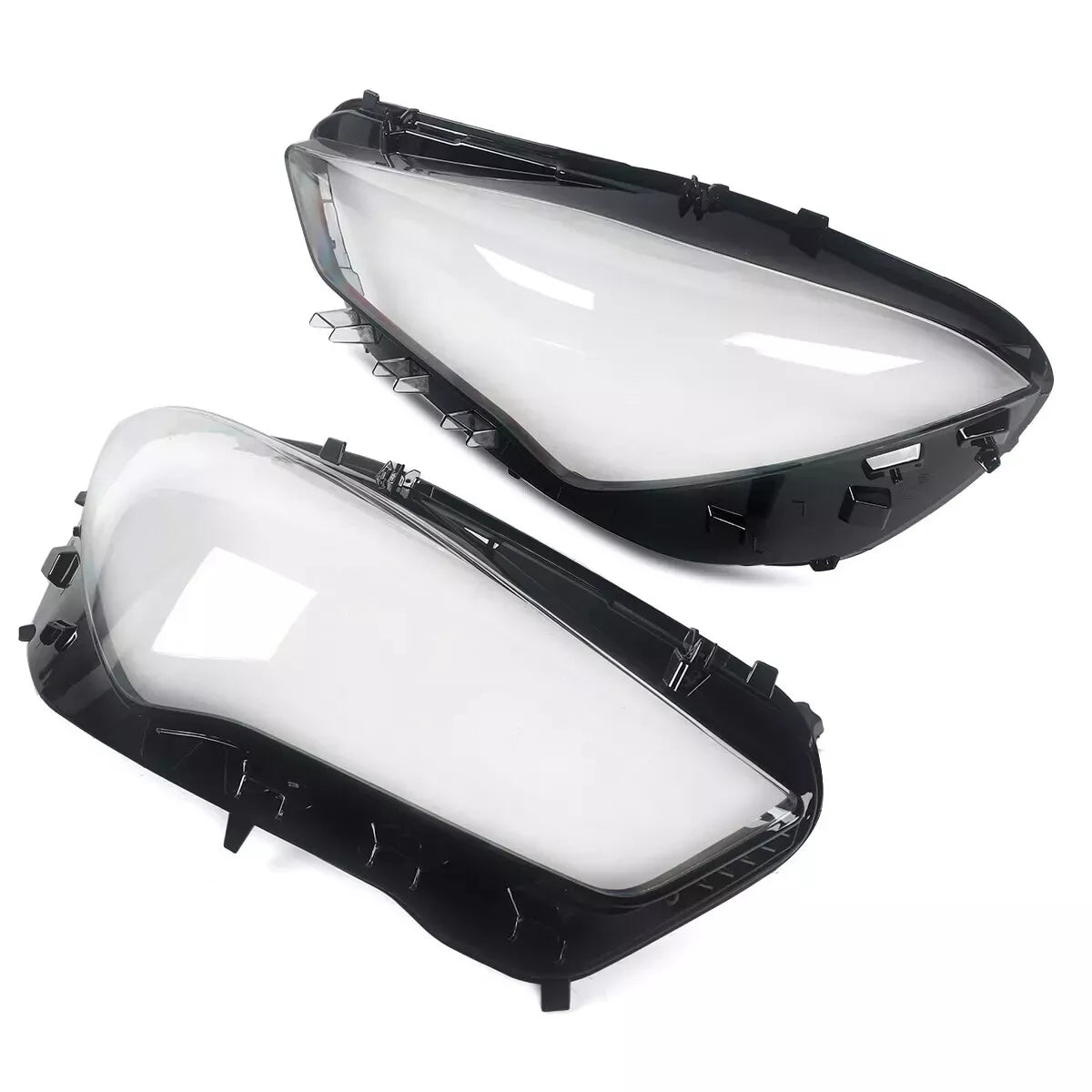 FOR MERCEDES CLA W118 C118 LEFT RIGHT SIDE PAIR HEADLIGHT LENS HEADLAMP COVER