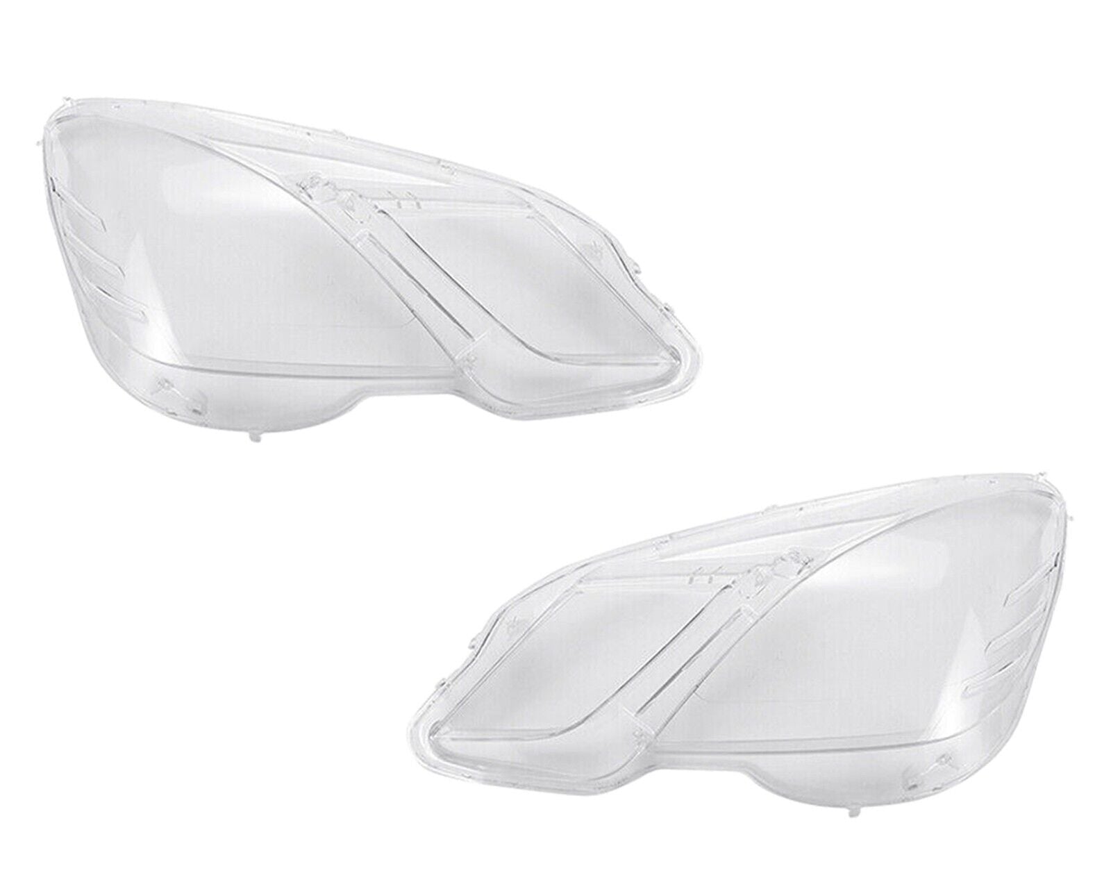 L+R HEADLIGHT LENS COVER REPLACEMENT FOR MERCEDES-BENZ E CLASS W212 2009-2013