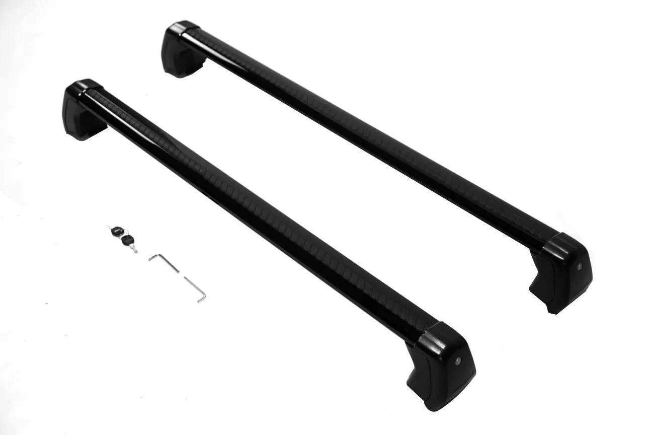 FOR LAND ROVER DISCOVERY 5 L462 ROOF RAILS RACK CROSS BARS KIT BLACK LOCKABLE