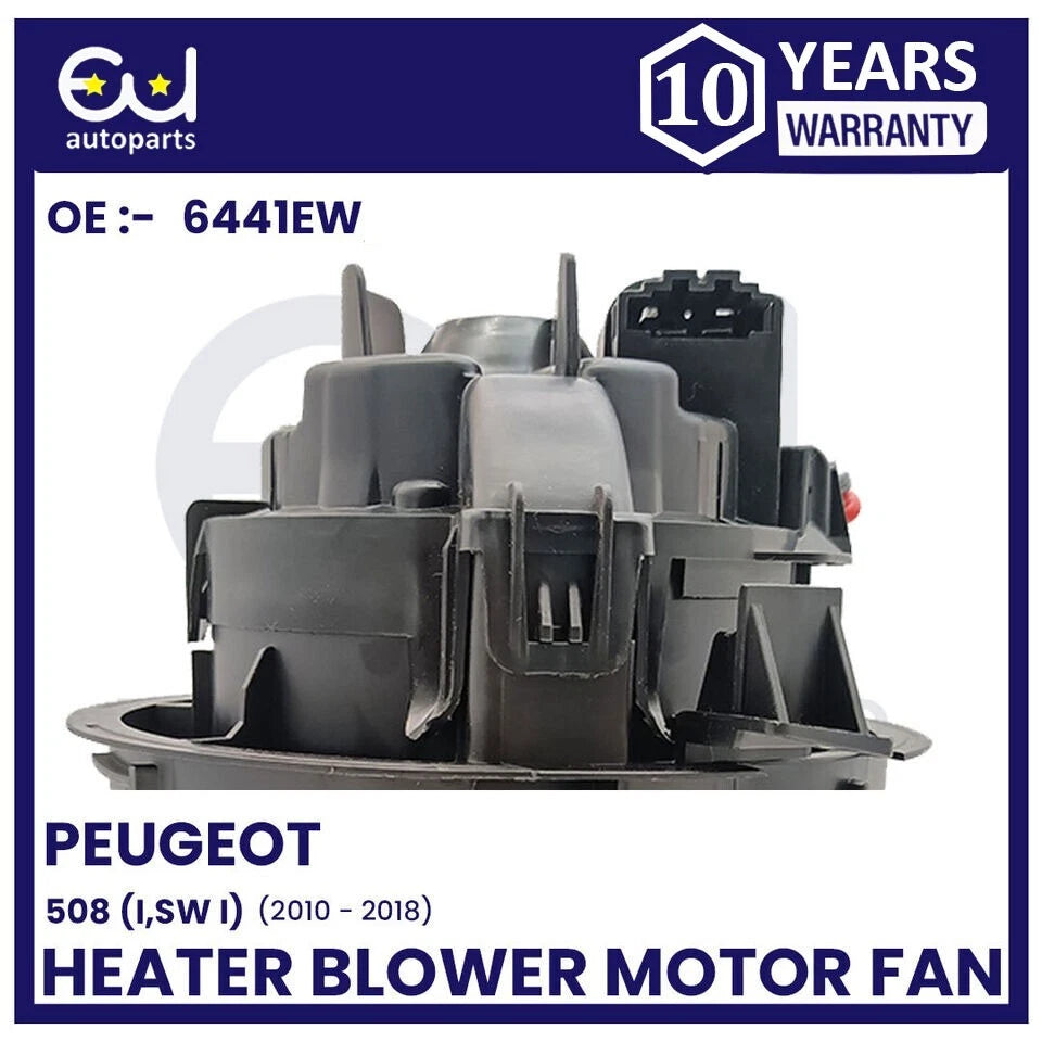 HEATER BLOWER MOTOR FAN FOR PEUGEOT 508 SW MK1 10-18 RHD 1.6 2.0 2.2 HDI 6441EW