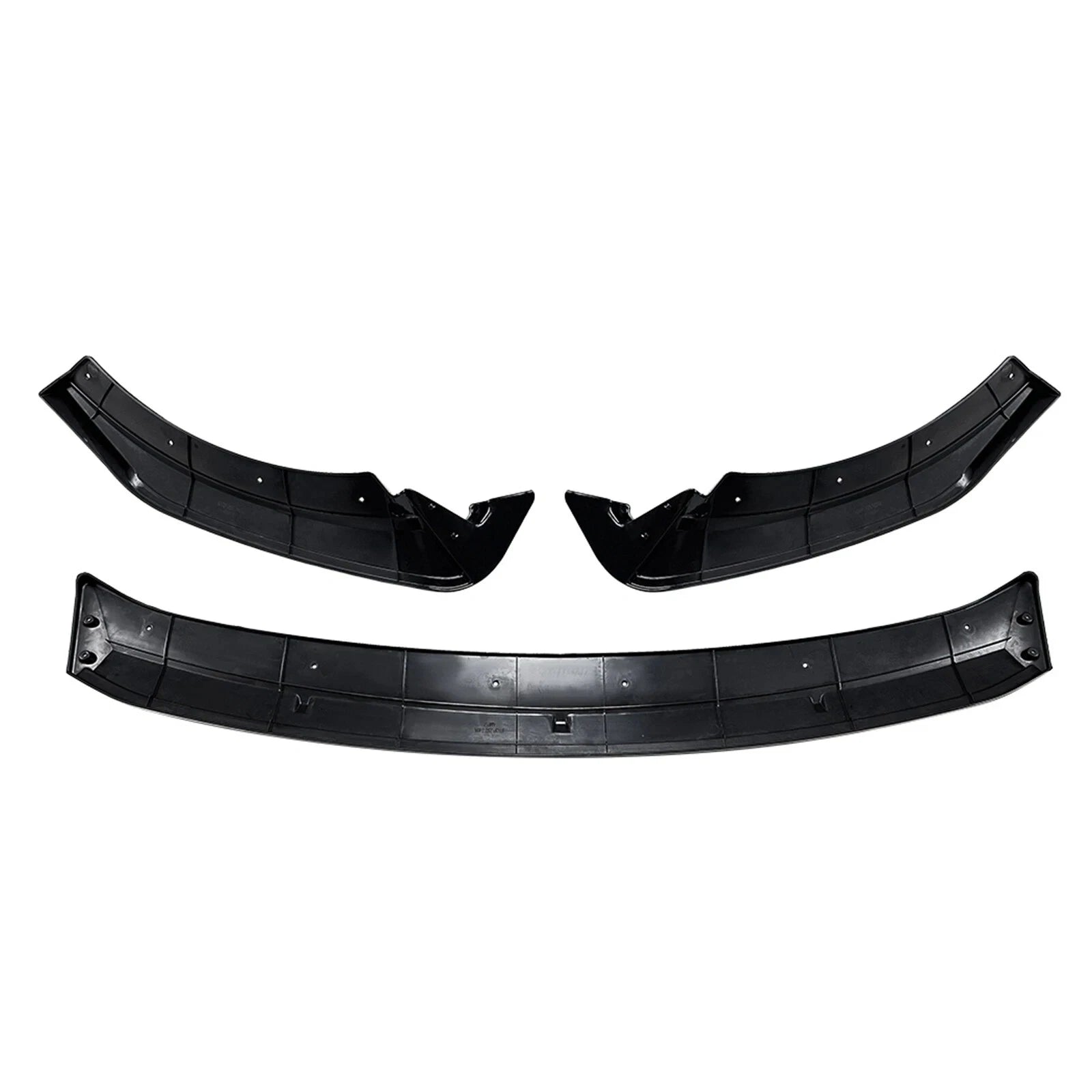 FOR BENZ CLE C236 3X FRONT BUMPER SPOILER LIP SPLITTER KIT GLOSS BLACK 24-25