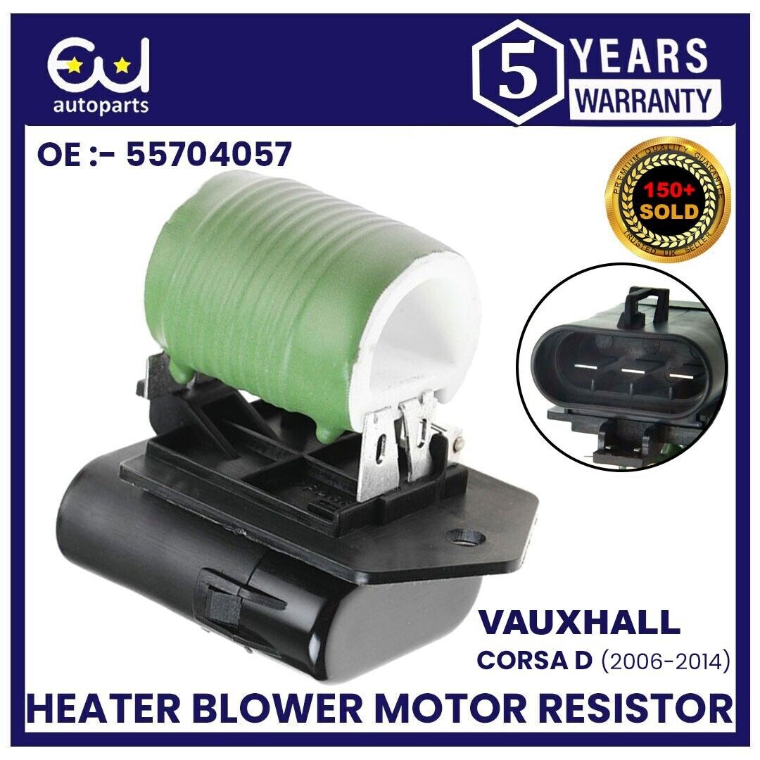 FOR VAUXHALL CORSA D 2006-2014 RADIATOR COOLING FAN HEATER RESISTOR
