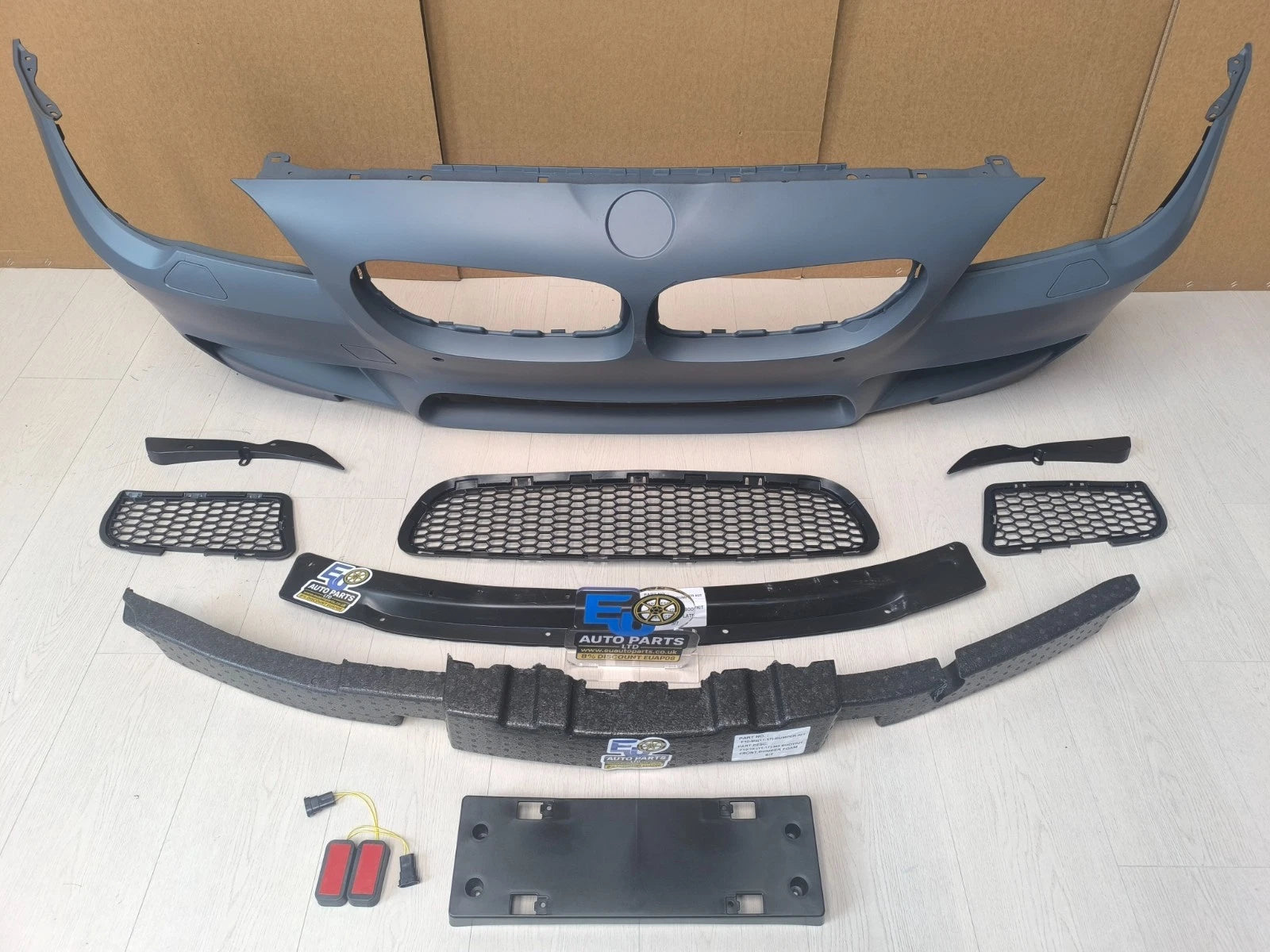 M5 CONVERSION FRONT BUMPER BODY KIT FOR BMW 5 SERIES F10 F11 2010-17 WITH PDC