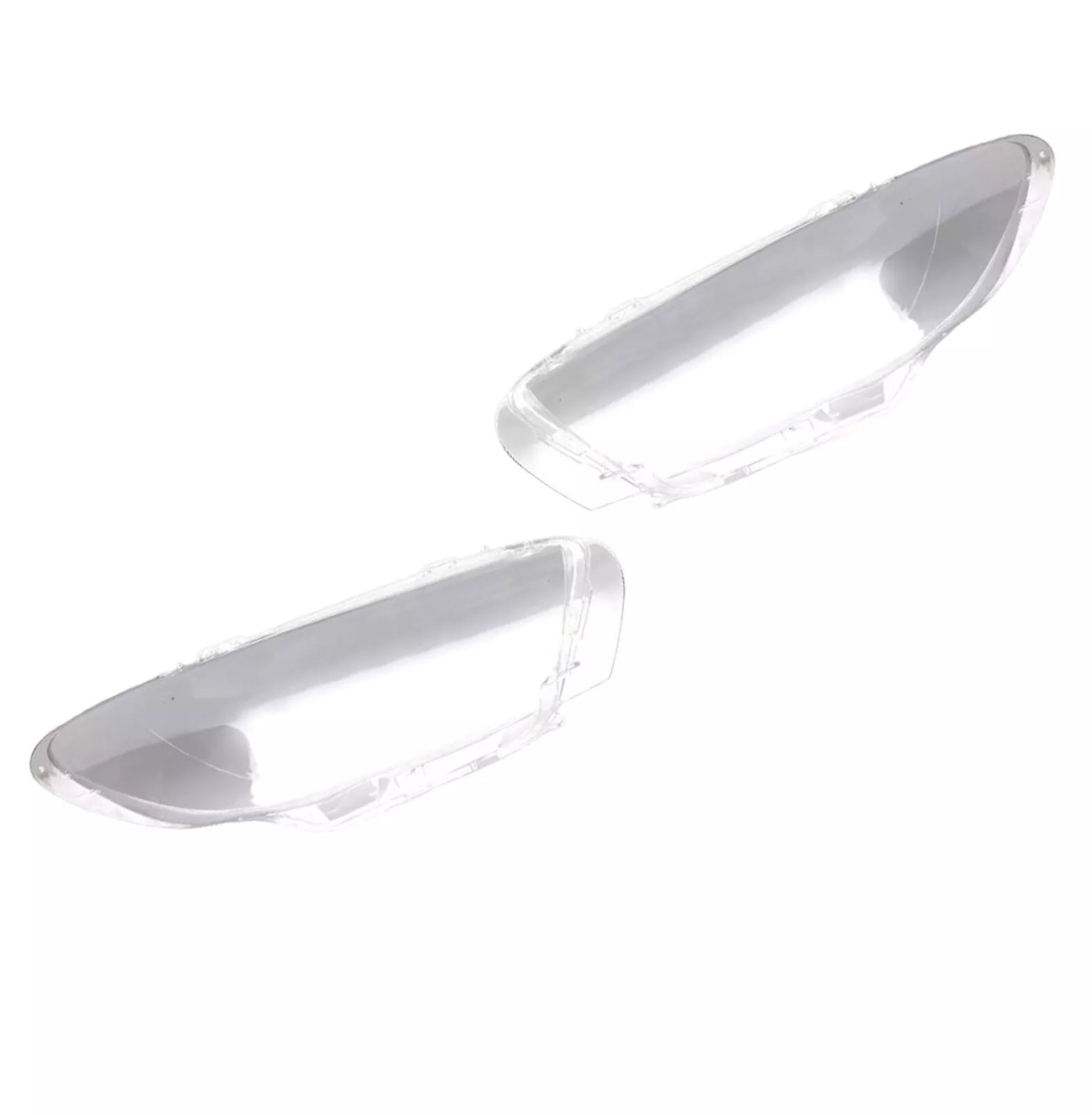 LEFT RIGHT SIDE PAIR HEADLIGHT LENS COVER LAMP FOR VW SCIROCCO MK3 2008-2017