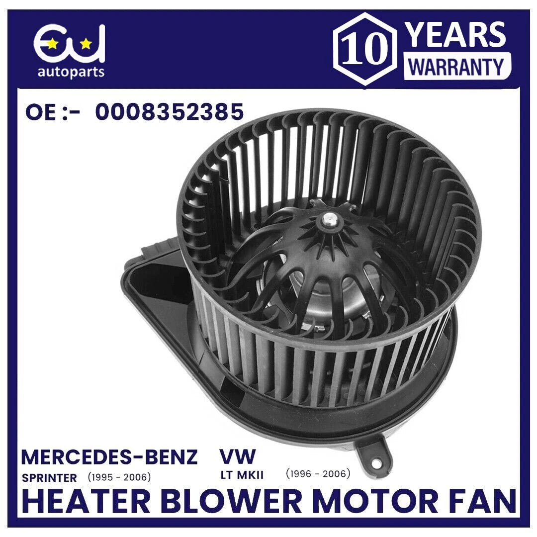 HEATER BLOWER MOTOR FAN FOR MERCEDES-BENZ SPRINTER 2T 3T 4T VW LT MK2 1995-2006