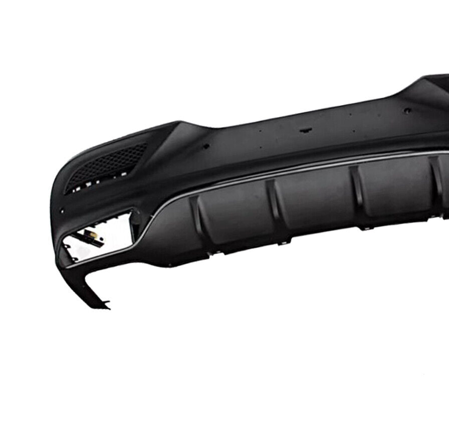 FOR MERCEDES GLE COUPE C292 AMG GLE63 STYLE REAR DIFFUSER VALANCE TAILPIPE BLACK