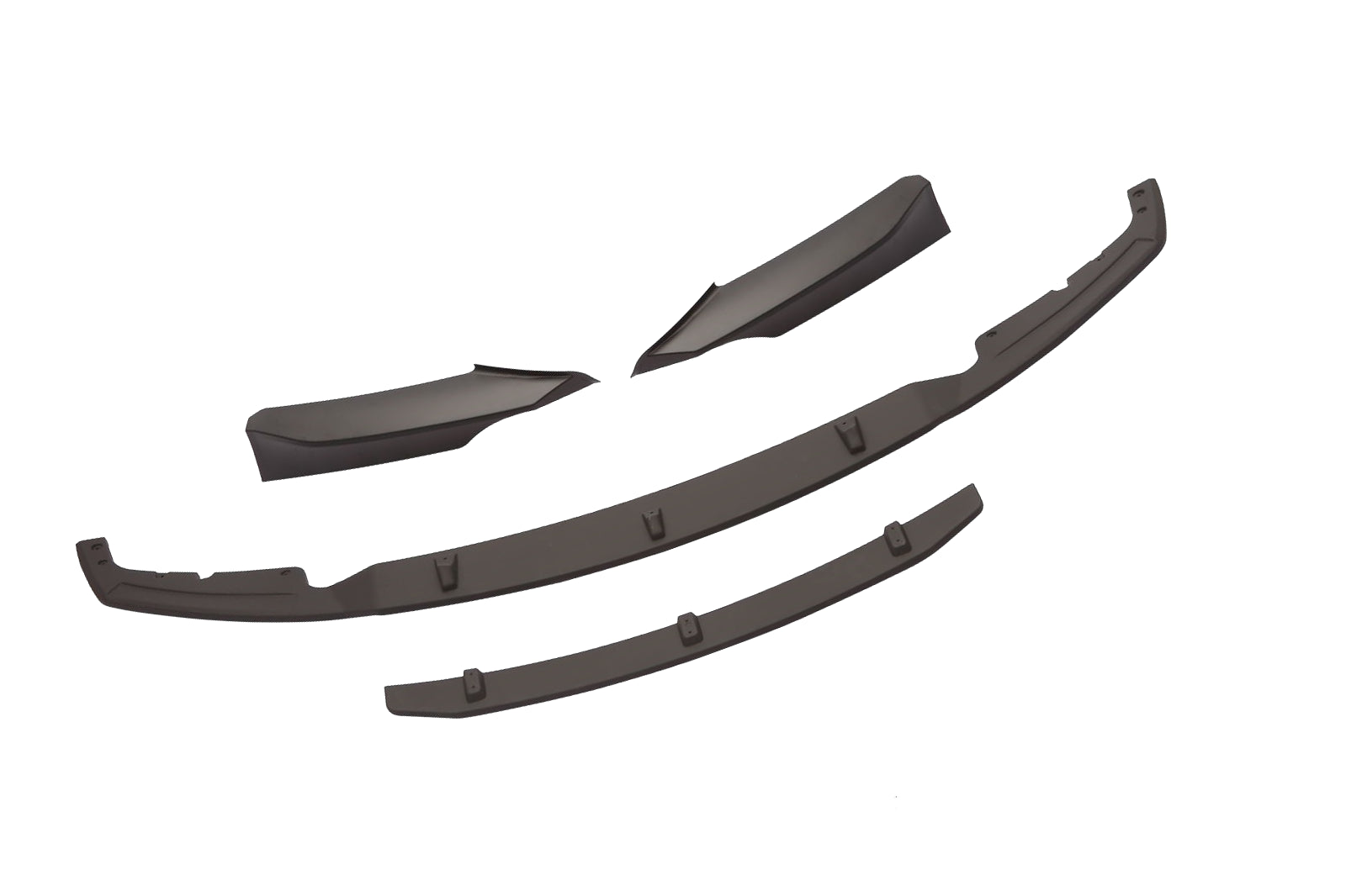 FOR BMW 3 SERIES F30 F31 FRONT SPLITTER DIFFUSER 3D STYLE 4PCs LIP SPOILER MATTE