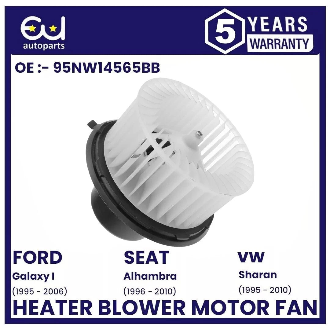 HEATER BLOWER MOTOR FAN FOR FORD GALAXY MK1 MK2 SEAT ALHAMBRA VW SHARAN RHD