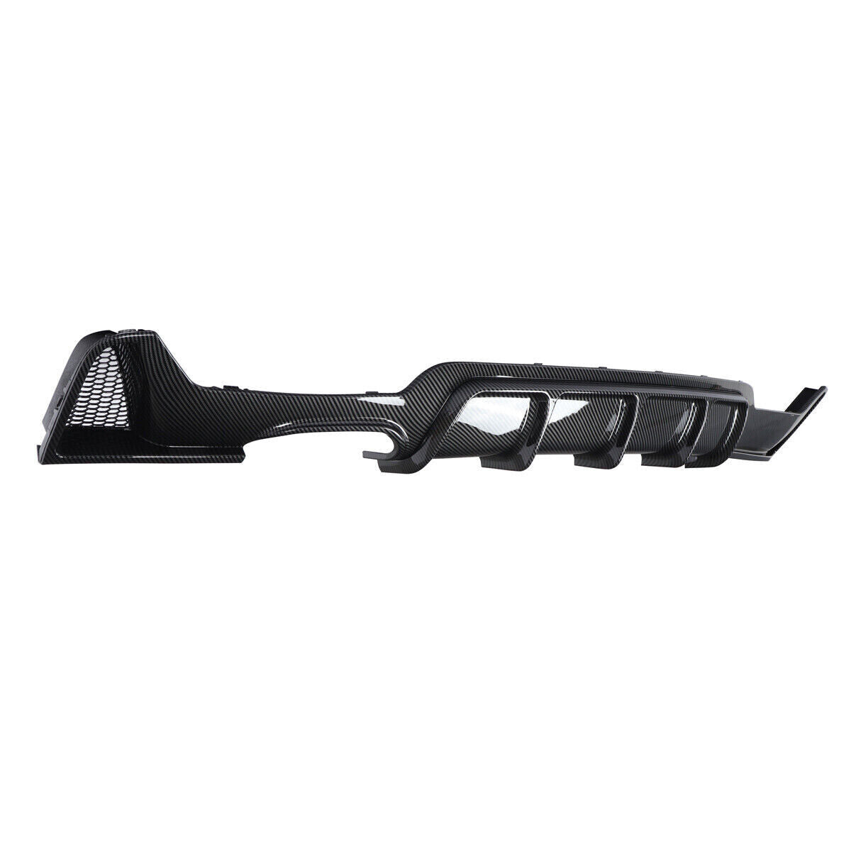 MP STYLE TWIN REAR DIFFUSER FOR BMW 4 SERIES F32 F33 F36 CARBON LOOK 2013-2020